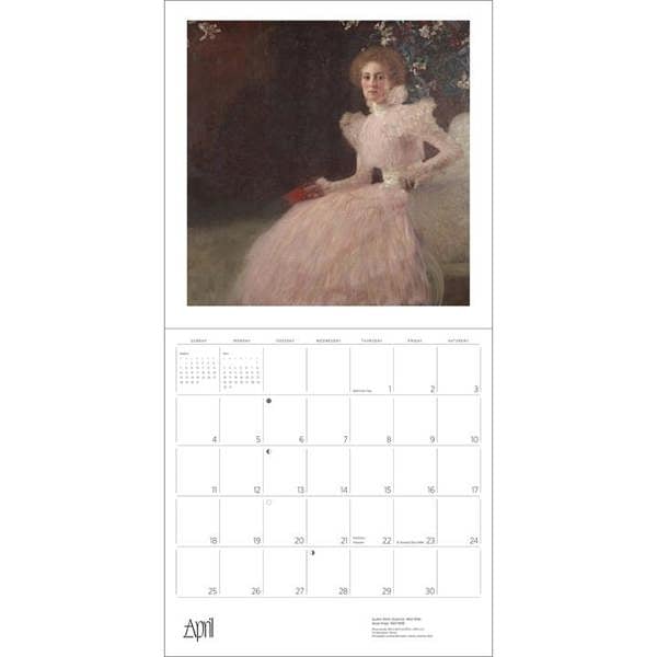 Gustav Klimt Calendar 2027, Wall Calendars, Month To View, Art, Gift