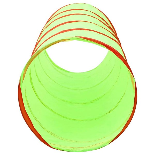 Berkfield Children Play Tunnel with 250 Balls Green 175 cm Polyester