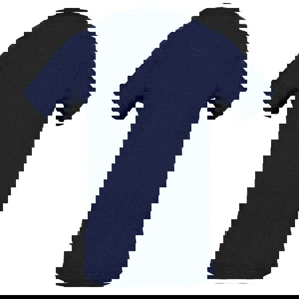 Aquascutum Mens Aldis Stitched Logo T-Shirt - Navy Blue