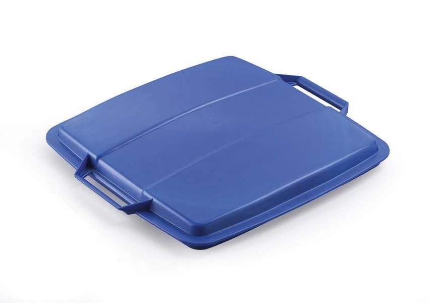Durable 90L Bin Lid Blue | Square Recycling Bin Lid | Food Safe | DURABIN