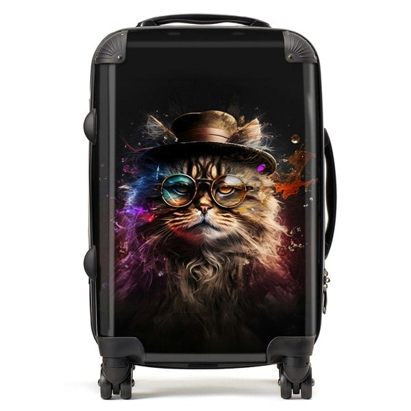 Warren Reed Siberian Cat Splashart Suitcase