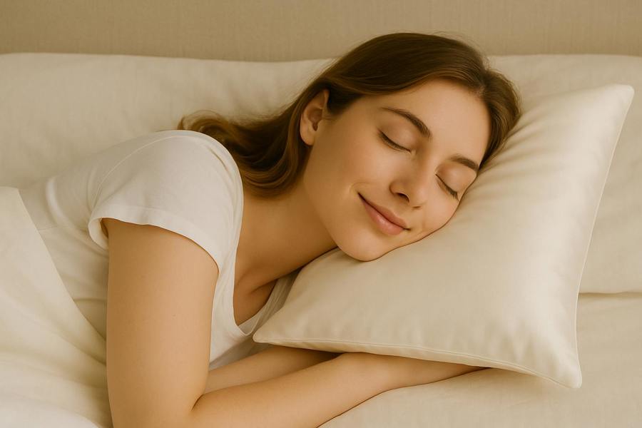 2 TWO Silk Pillowcase (Compromises of 2 Pillowcases)