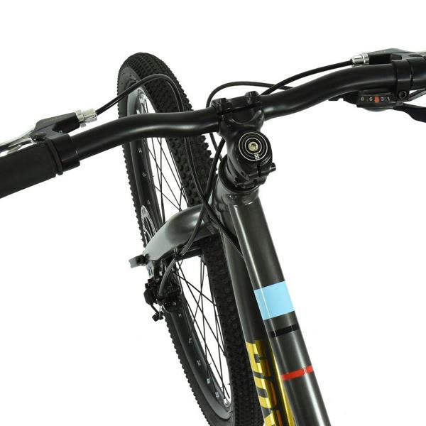 HOY Pentland 24in Kids Bike, 8 Speed - Black/Gold