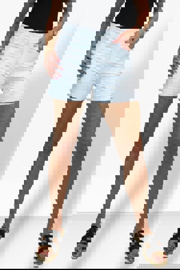 Paulo Due Women's Casual Turn Up Slim Fit Shorts