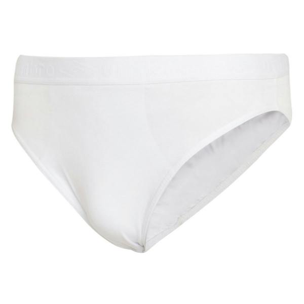 Umbro Mens Plain Briefs (Pack of 3) - White - 