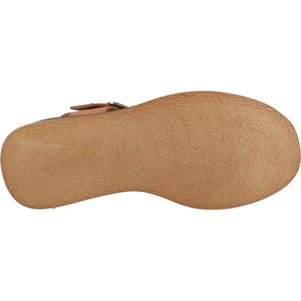 Hush Puppies Beatrix Wedge Leather Women's Sandals - Tan