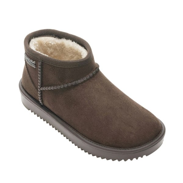 Regatta Kids Risley Waterproof Winter Boots - Chocolate