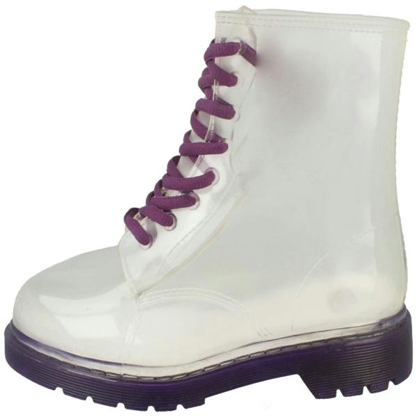 Spot On Girls Spot On Lace Up Jelly Boot