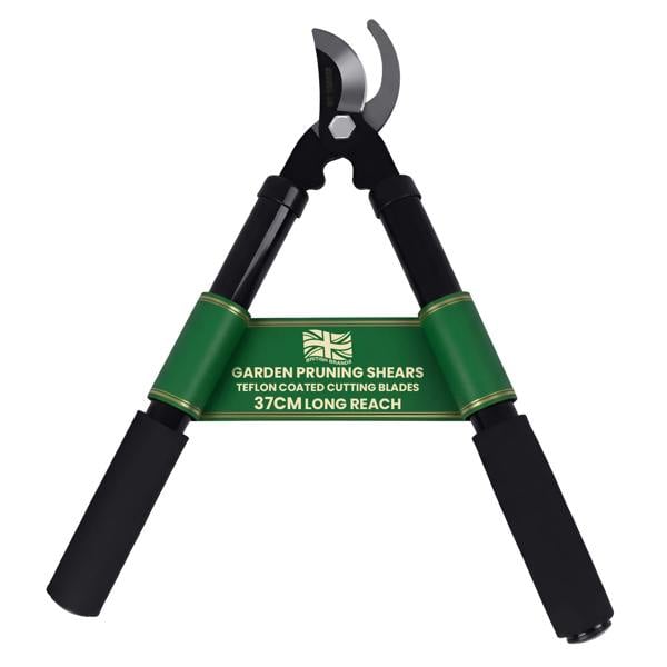 My Garden Outdoor Living Bypass Tree Loppers Heavy Duty Branch Lopper - Gardening Long Handle 37CM-Teflon Coated Cutting Blades Ergonomic Metal Handle