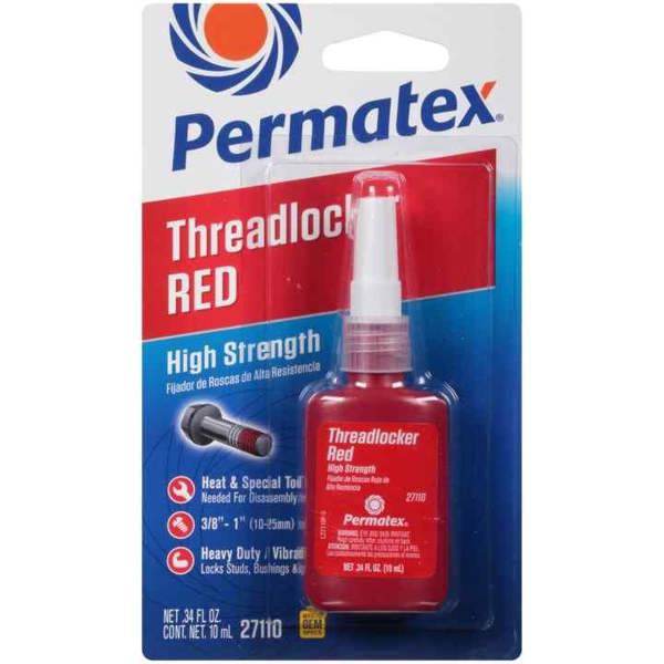 Permatex Threadlock High Strength Fast Acting Thread Lock Sealant
