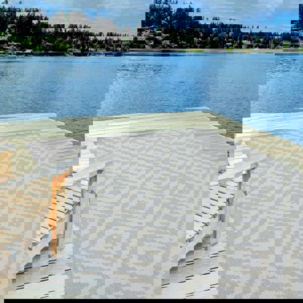 Grey Diamond Design Outdoor Rug for Garden | The Rugs