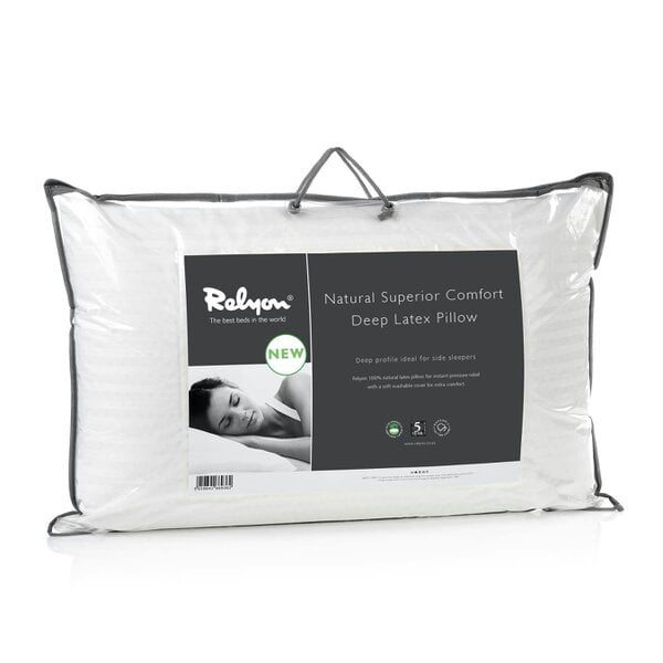 Relyon Superior Comfort Latex Pillow - Deep