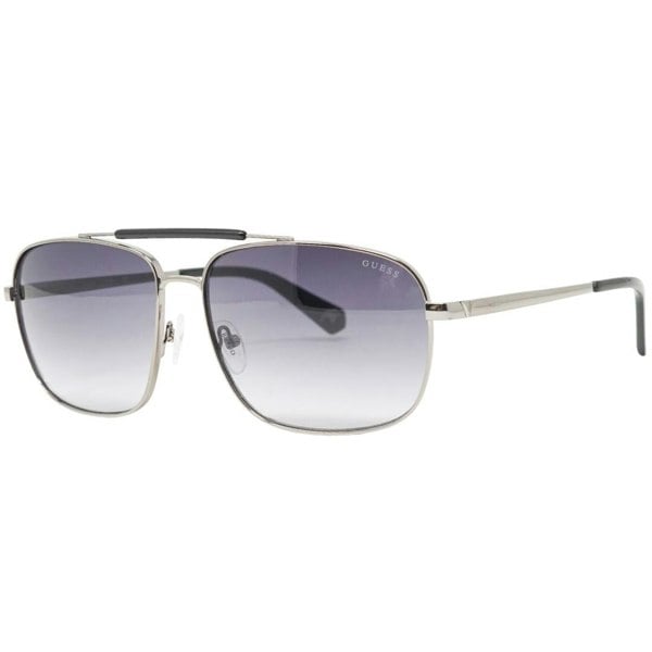 DO NOT USE! Guess Aviator Shiny Gunmetal Sunglasses