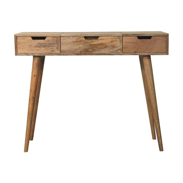 Artisan Furniture Solid Wood Oak-ish Dressing Table
