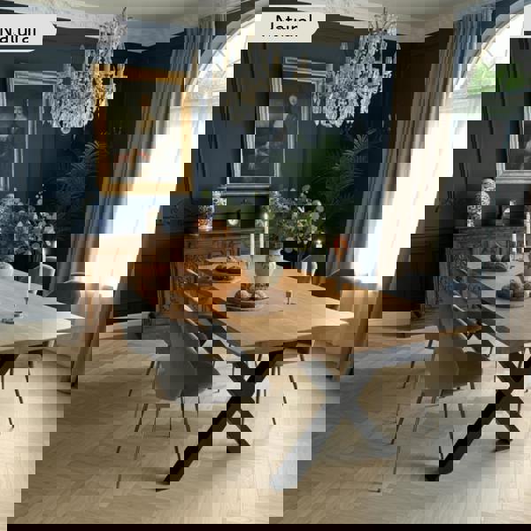 TRL Furniture Premium Solid Oak Dining Table