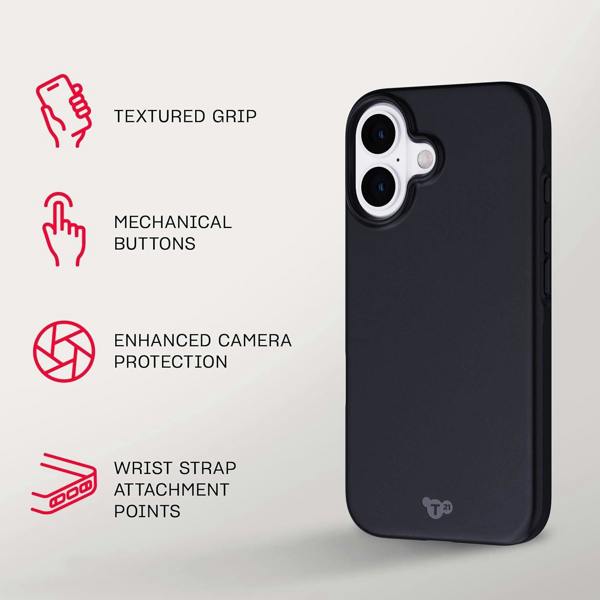Tech 21 Tech21 Evo Lite for iphone 16 6.1" Black - T21-10852