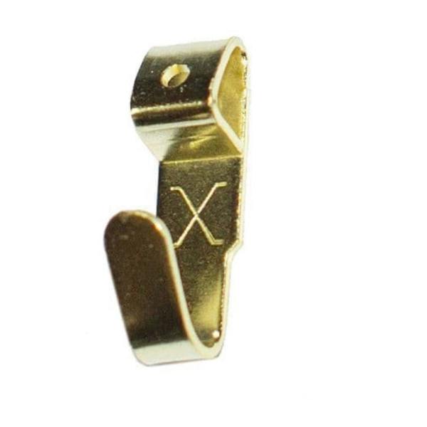X Picture Hooks No 1 Brass Plated 50pk - One Colour - 