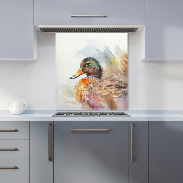 Warren Reed - Designer Mallard Watercolour Kitchen Splashback