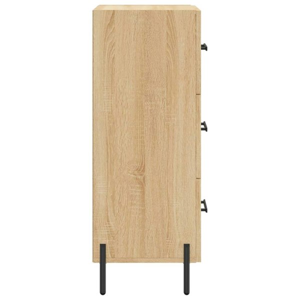 Berkfield Sideboard Sonoma Oak 34.5x34x90 cm Engineered Wood
