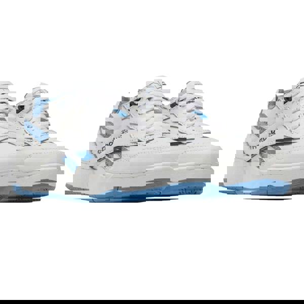 Reebok Childrens/Kids BB 4000 II Leather Trainers - White/Blue