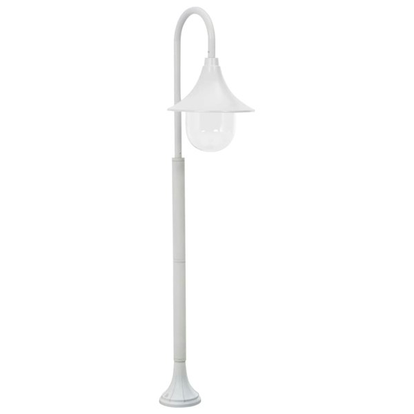 Berkfield Garden Post Light E27 120 cm Aluminium White