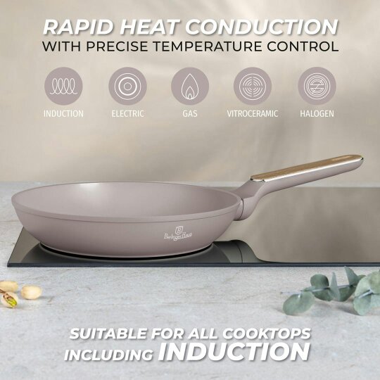 Berlinger Haus Frypan 24 cm Berlinger Haus BH8327 | Taupe Nordic