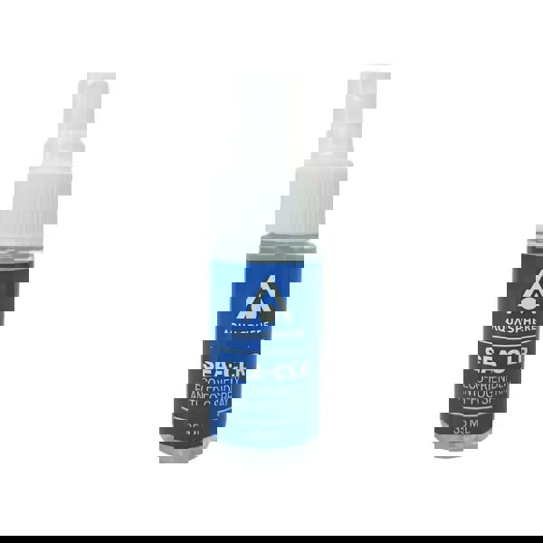 Aqua Sphere Sea Clr anti-fog spray in blue white 35ml bottle for plastic lenses