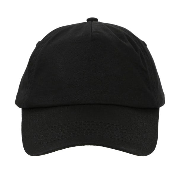 Regatta Unisex Adult 5 Panel Baseball Cap - Black