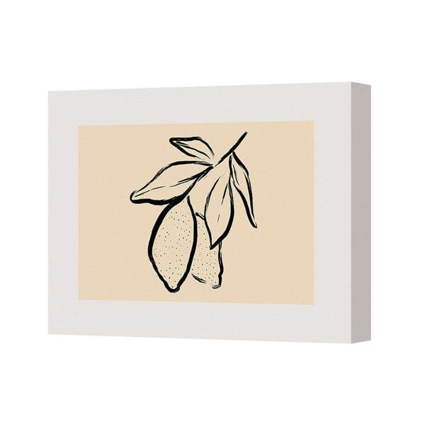 Benjamin Tate Design Contemporary Canvas Art Print In Deep Wooden Frame UK Handmade