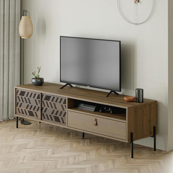 Decortie Dionysos Modern TV Unit Multimedia Centre with Storage TV Cabinet 170cm