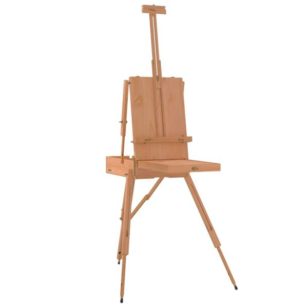 Berkfield Easel Stand 81x121x173 cm Solid Beech Wood