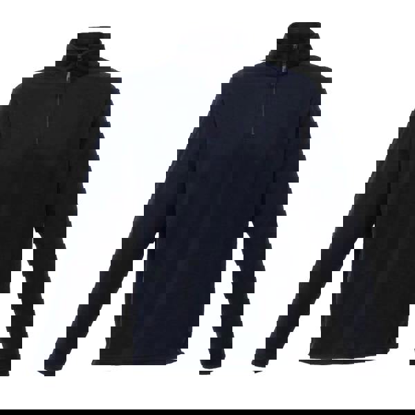 Regatta Mens Micro Zip Neck Fleece Top (170 GSM) - Dark Navy