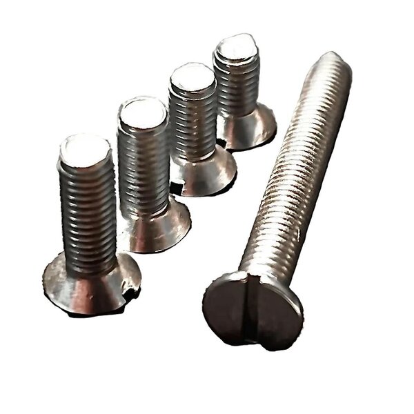 Fixaball M8 Machine Screws Slot Countersunk A2 304 Stainless Steel