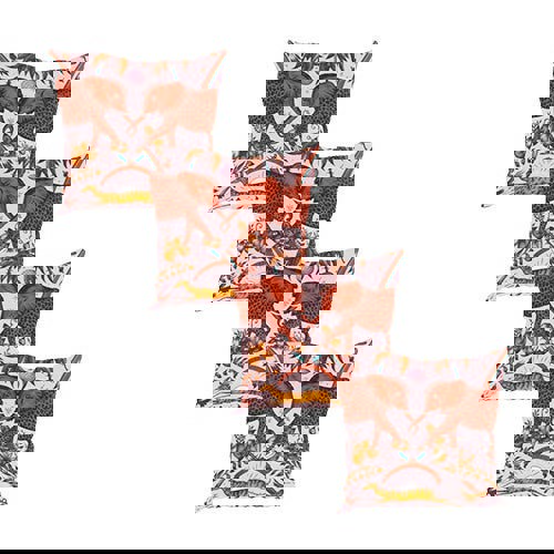 ISTOOLS Premium Pink Elephant Printed Footstool Pouffe Ottoman – Made to Measure