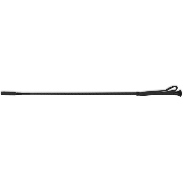 Shires Thread Stem Horse Riding Whip - Black