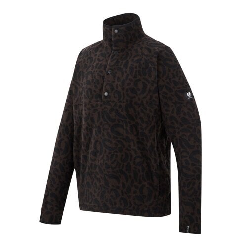 Dare 2B Womens Leopard Print Fleece Top - Hot Fudge