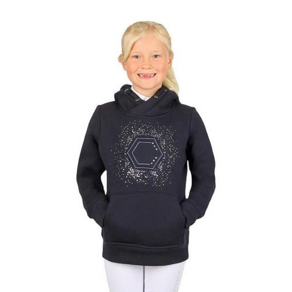 Coldstream Childrens/Kids Next Generation Swanlaws Diamante Drawstring Hoodie - Navy - 