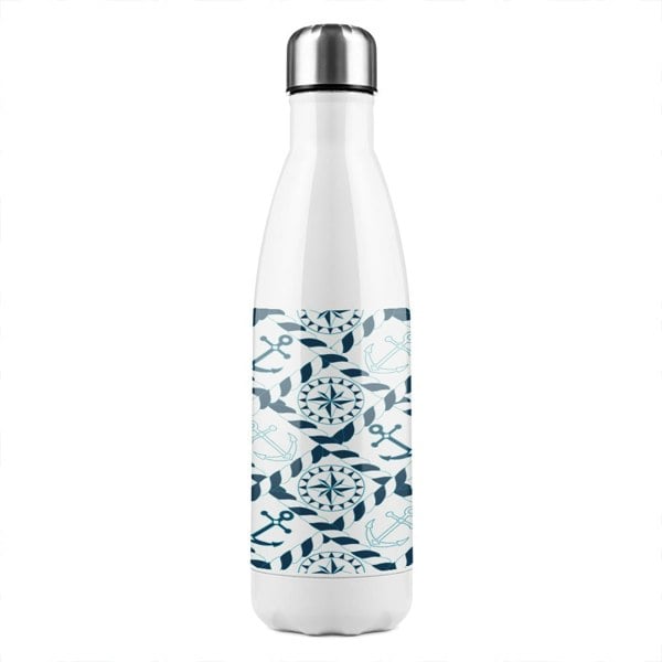 Benjamin Tate Design Drawn Anchors Stainless Steel Bottle