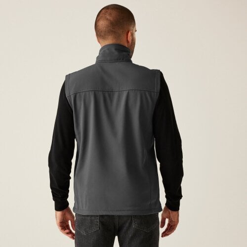 Regatta Mens Flux Softshell Body Warmer - Seal Grey/Seal Grey