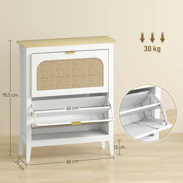 Flip-down Shoe Cabinet