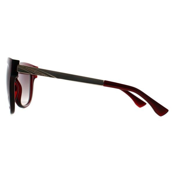 Seksy Sunglasses N2807 C Transparent Burgundy Smoke Grey Gradient