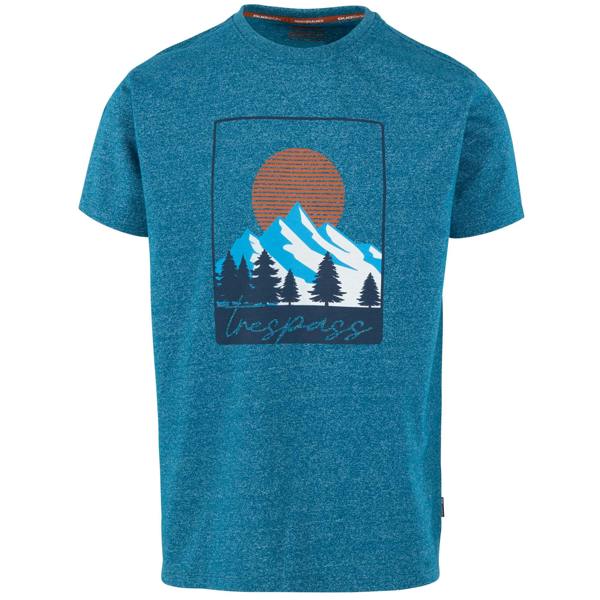 Trespass Mens Idukki T-Shirt - Bondi Blue