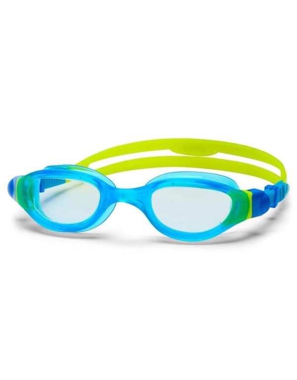 Zoggs Phantom Junior 2.0 Swimming Goggles - Light Blue/Lime/Clear