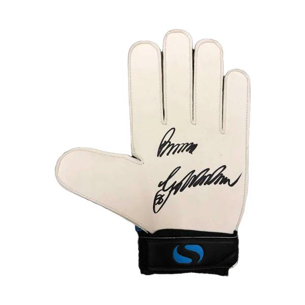 Bruce Grobbelaar signed goalkeeper glove — Unframed