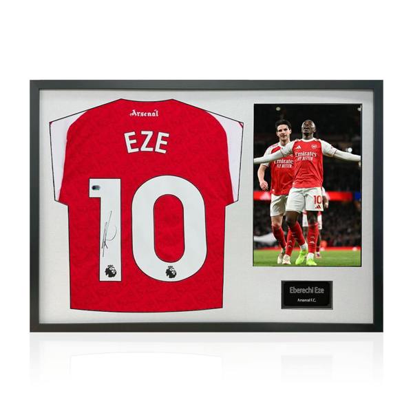 Eberechi Eze Signed Shirt Classic Frame (ACG Cert)