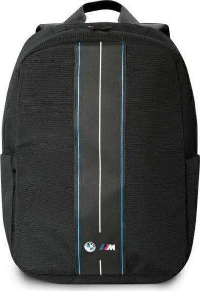 BMW Nylon Blue Stripe Backpack for 16" Laptop Black - BMBP15COMPVSKL