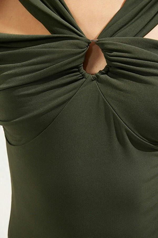 WOVCOR Accessory Detail Knitted Bodysuit