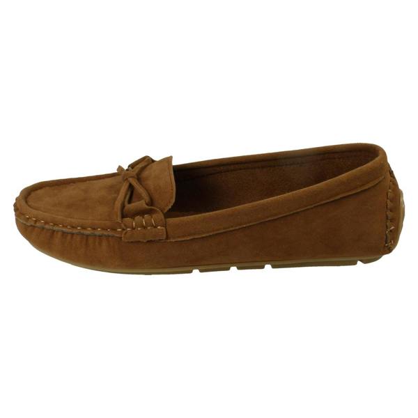 Spot On Ladies Spot On Lightweight Moccasins F3127