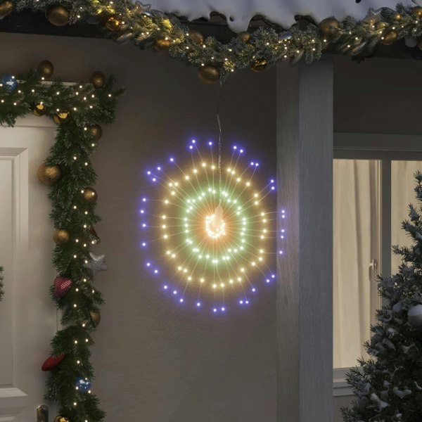 Berkfield Christmas Starburst Light 140 LEDs Multicolour 17 cm