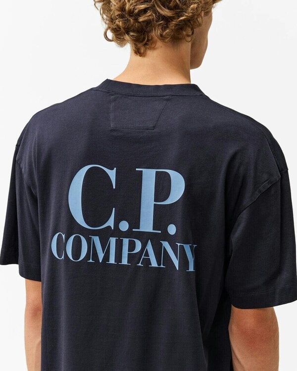 C.P. Company 30/1 Jersey Comfort Mens T-Shirt - Total Eclipse 888